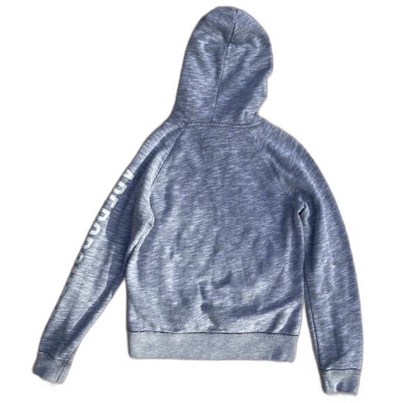 Abercrombie Kids Gray Pullover Hoodie Sweatshirt Quilted Cotton Blend 11/12 Boys - Picture 2 of 11